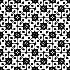 Abstract texture for fabric print, card, table cloth, furniture, banner, cover, invitation, decoration,weaving, plaid,wrapping,knitting. Repeating pattern.Black and white color.