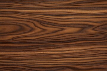 Obraz premium Close-up of natural wooden surface with rich brown tones and intricate dark grain patterns creating a warm and textured look