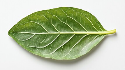 Obraz premium Green Leaf: Botany, Nature, Texture