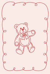 Hand-Drawn Line Wedding Art Vector Set