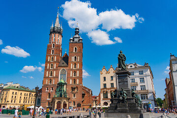 Church of the Assumption of the Blessed Virgin Mary (St. Mary's Church) in Krakow, Poland