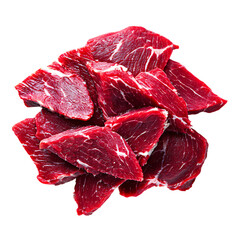 Obraz premium sliced beef fresh juicy tender delicious