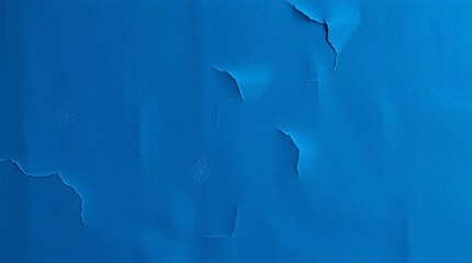 Texture of blue paper with torn edges. 