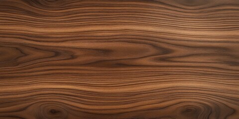 Obraz premium Close-up of smooth wood grain texture with natural flowing lines and warm brown tones