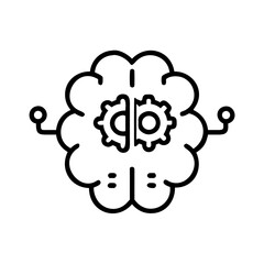 An artistic digital representation of the human brain intertwined with machinery, symbolizes the fusion of intelligence and technology.