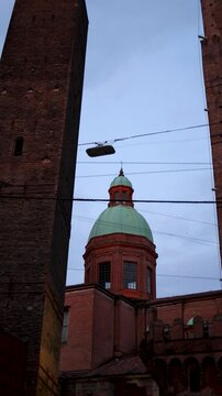 The Asinelli Tower stands tall in the heart of Bologna, Italy. One of the iconic &ldquo;Two Towers&rdquo;, it dominates the skyline and serves as a historic symbol of the city&rsquo;s medieval past