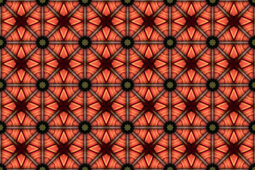 Seamless Symmetric Template Shape Digital Wallpaper Visual Art Cloth Fashion Endless Luxury Graphic Background Texture Interior Geometric Tile Textile Decoration Fabric Perspective Design Pattern.