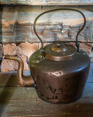 A copper kettle