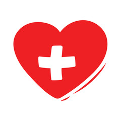 Obraz premium Stylized illustration of a heart held within two cupped hands, conveying a sense of care and protection.