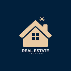 Creative Construction Logo Template for Real Estate and Architectural Firms, Abstract Design for Property Branding 
