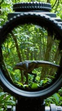 Raptor in the Scope of a Hunter 