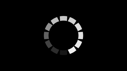 Loading Bar Circle animation, Loading neon circles icon on background video, Animation of a loading spinning load wheel. Waiting for download.
Animated circular loading mark with white background - Powered by Adobe