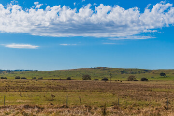 Obraz premium Countryside in Winter around Braidwood