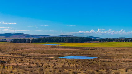 Countryside around Goulburn in the Southern Tablelands