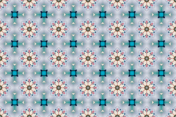 Seamless Background Graphic Fabric Tile Shape Fashion Perspective Geometric Visual Textile Interior Endless Luxury Digital Wallpaper Template Symmetric Cloth Art Texture Design Decoration Pattern.