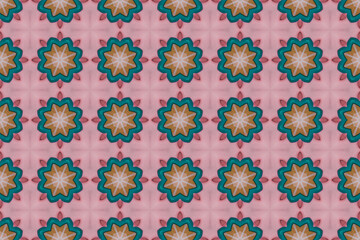 Seamless Background Graphic Fabric Tile Shape Fashion Perspective Geometric Visual Textile Interior Endless Luxury Digital Wallpaper Template Symmetric Cloth Art Texture Design Decoration Pattern.