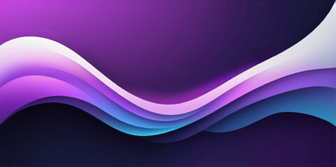 Abstract purple wave background with flowing curves and vibrant colours