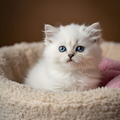 Fototapeta premium Lovely and cute baby kitten