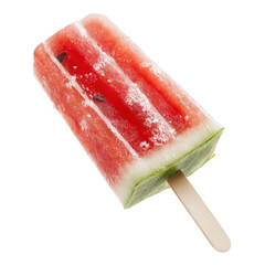 Watermelon Slice Ice Cream Stick PNG Transparent