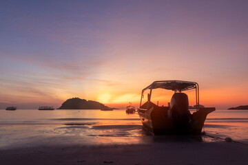 Breathtaking sunrise captured on Redang Island, Malaysia