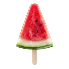 Watermelon Slice Ice Cream Stick PNG Transparent