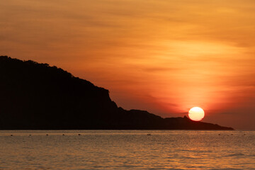 Breathtaking sunrise captured on Redang Island, Malaysia