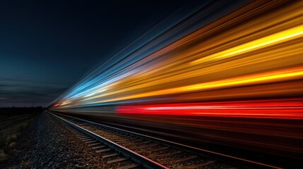 Naklejka premium Faster vehicle speeds reduce travel times but require careful management to maintain safety on roads, rails, and in the air. 