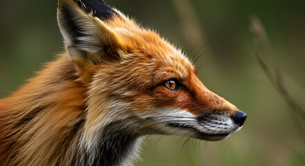 Red Fox Wildlife Animal Nature Portrait Close Up