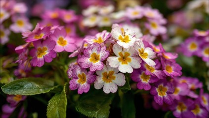 Naklejka premium Close-up of vibrant flowers
