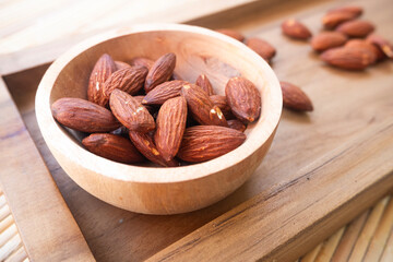 bowl of almonds