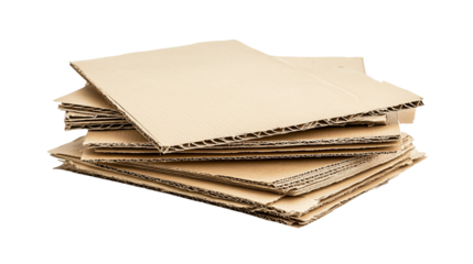 Packaging Cardboard Stack PNG Format – Realistic Isolated Boxes for Online Store, Delivery, and Product Presentation Themes