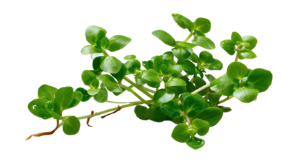 Water Bacopa Fresh Bunch: A vibrant bunch of fresh water bacopa, showcasing its lush green leaves and delicate stems. Perfect for adding a touch of natural beauty to your designs.