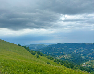 beautiful views of the Carpathians for background