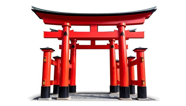 Red Japanese torii gate