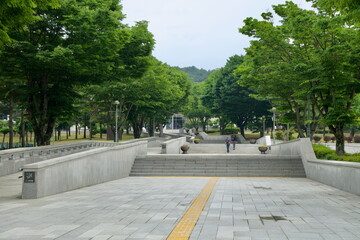 Fototapeta premium Approach to Gongju National Museum