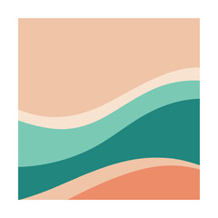 Abstract flowing waves background design with smooth gradients and vibrant colors