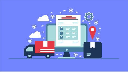 Logistics and Supply Chain Management with Online Order Tracking and Automated Delivery