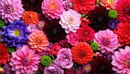 Colorful flower arrangement