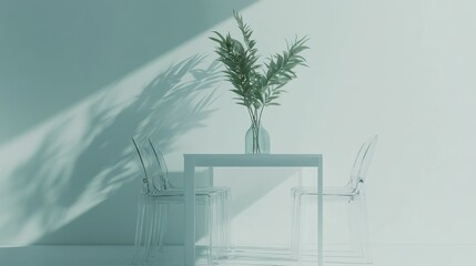 Modern Dining Room Scene