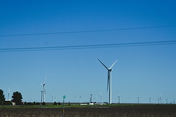 Wind Turbine Power Farm