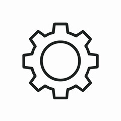 gear icon vector illustration