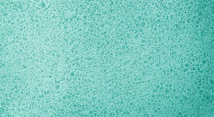 Abstract Turquoise Bubbles: Detailed Close-Up of a Textured, Circular Pattern