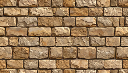 Obraz premium Abstract brick wall design with repetition and textured patterns 1