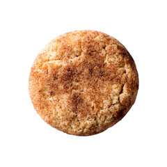 Naklejka premium snickerdoodle cookie on transparent background