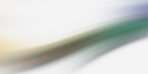 Abstract diagonal gradient with blurred colors of green blue and yellow on a textured white