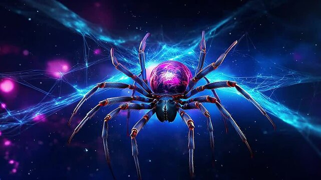 Galaxy Version of spider transform in pararel World realistis, highly detailed,ai generatif
