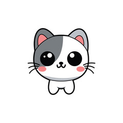 Baby Cat Cartoon Vector