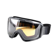 snow goggles on transparent background