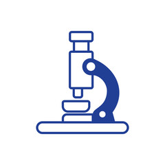 Simple Vector Microscope Icon