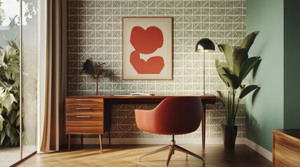 Modern Home Office Interior (1)